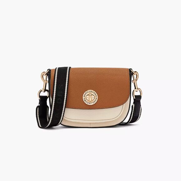 Marc Jacobs Small Colorblock Signet Saddle Bag - Picture 1 of 8